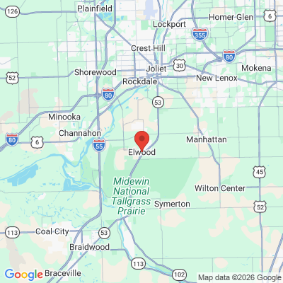 Map to  office in Elwood, IL