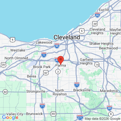 Map to  office in Parma, OH