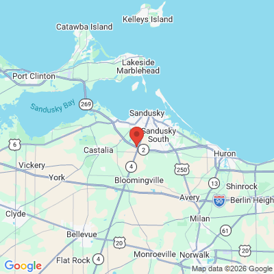 Map to  office in Sandusky, OH