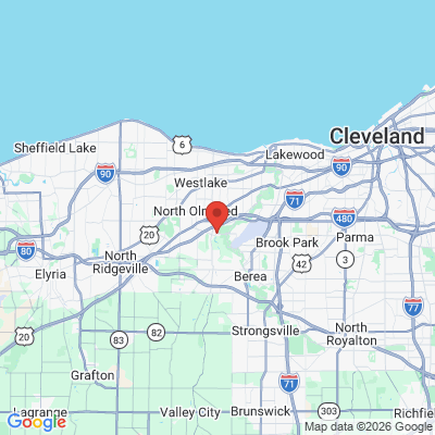 Map to  office in Olmsted, OH