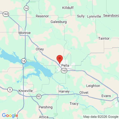 Map to  office in Pella, IA