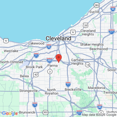 Map to  office in Cleveland, OH