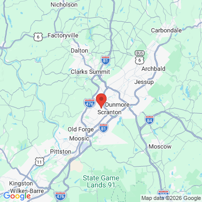 Map to  office in Scranton, PA