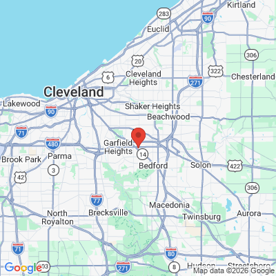 Map to  office in Maple Heights, OH