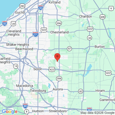 Map to  office in Chagrin Falls, OH