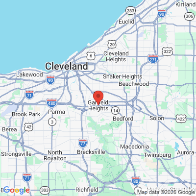 Map to  office in Garfield Heights, OH