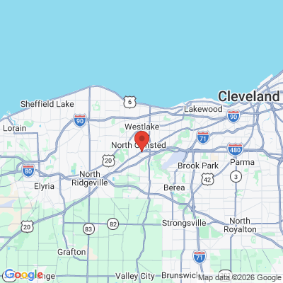 Map to  office in North Olmsted, OH