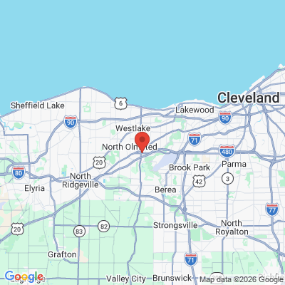 Map to  office in North Olmsted, OH