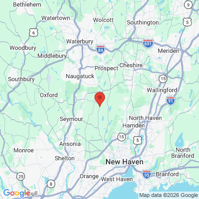 Map to  office in Bethany, CT