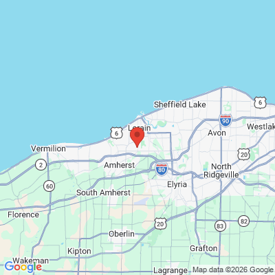Map to  office in Lorain, OH