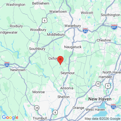 Map to  office in Oxford, CT