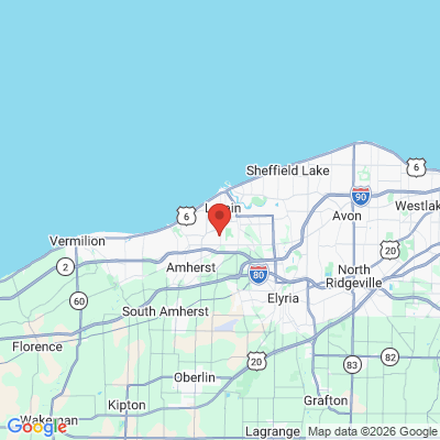 Map to  office in Lorain, OH