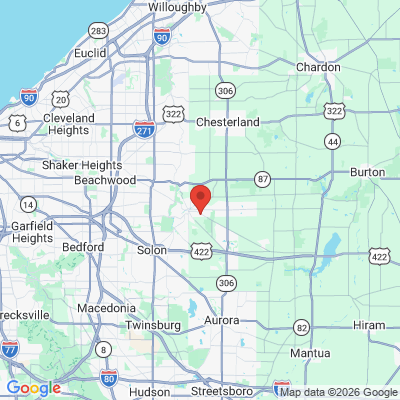 Map to  office in Chagrin Falls, OH