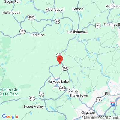 Map to  office in Noxen, PA