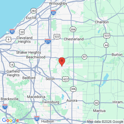 Map to  office in Chagrin Falls Dental