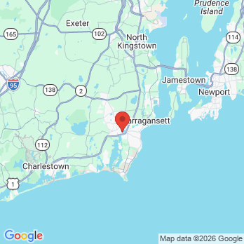 Map to South County Smiles office in Wakefield, RI