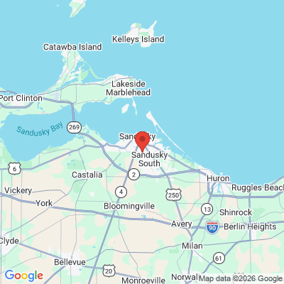 Map to  office in Sandusky, OH