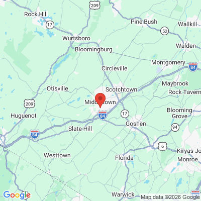 Map to  office in Middletown, NY