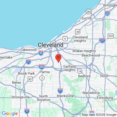 Map to  office in Garfield Heights, OH