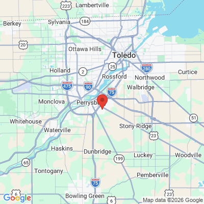 Map to  office in Perrysburg, OH
