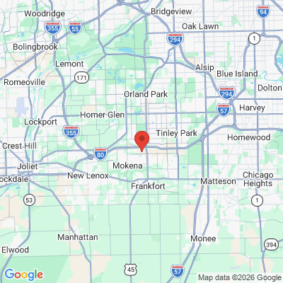 Map to  office in Mokena, IL