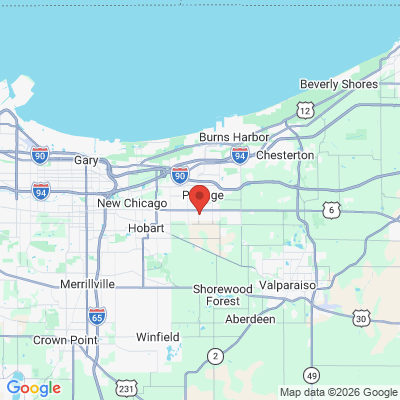 Map to  office in Portage, IN
