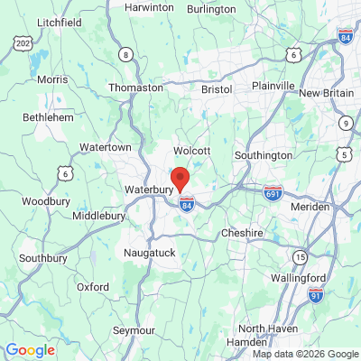 Map to  office in Waterbury, CT