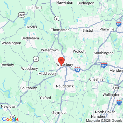 Map to  office in Waterbury, CT