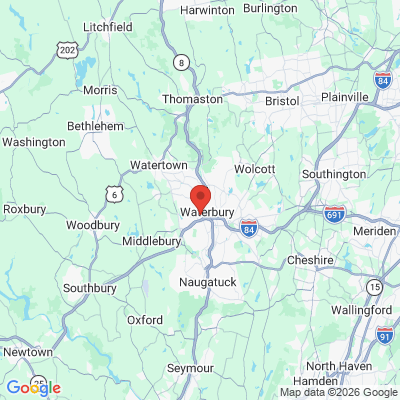Map to  office in Waterbury, CT