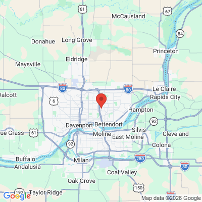 Map to  office in Bettendorf, IA