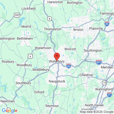 Map to  office in Waterbury, CT
