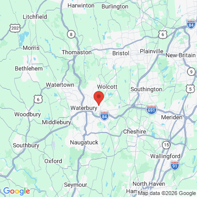Map to  office in Waterbury, CT