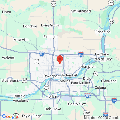 Map to  office in Davenport, IA
