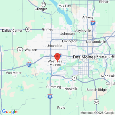 Map to  office in West Des Moines, IA