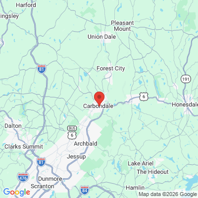 Map to  office in Greenfield Township, PA