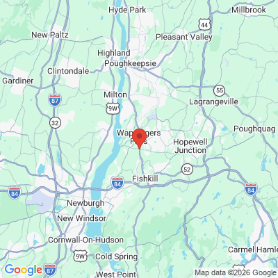 Map to  office in Wappingers Falls, NY