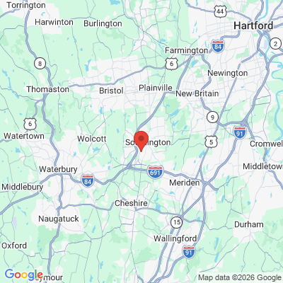 Map to  office in Plantsville, CT