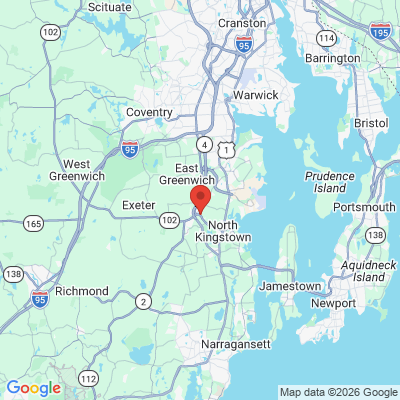Map to  office in North Kingstown, RI