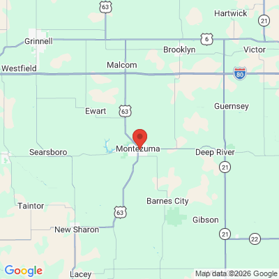 Map to  office in Montezuma, IA
