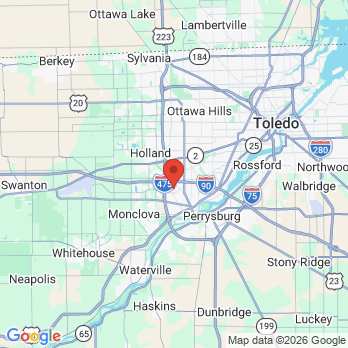 Map to George-Brenner Family Dentistry office in Maumee, OH
