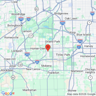 Map to  office in Orland Park, IL