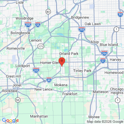 Map to  office in Orland Park, IL