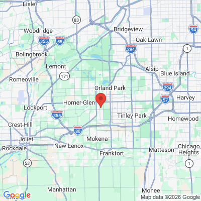 Map to  office in Orland Park, IL
