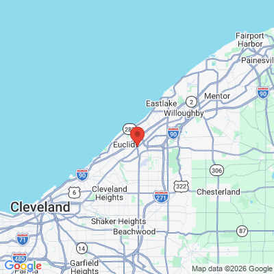 Map to  office in Euclid, OH
