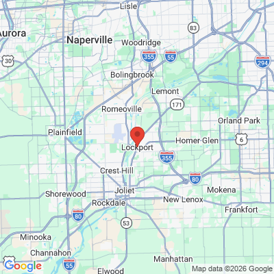 Map to  office in Lockport, IL