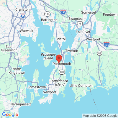Map to  office in Aquidneck Dental