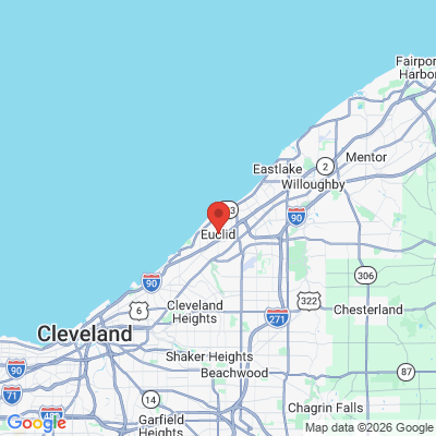 Map to  office in Euclid, OH
