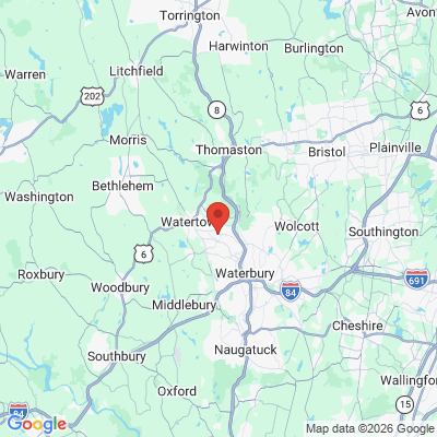 Map to  office in Oakville, CT