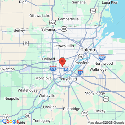 Map to Westmeyer Dental office in Toledo, OH