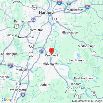 Map to  office in Cromwell, CT